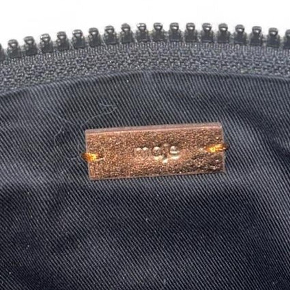 MAJE metallic large copper leather clutch / pouch - Picture 3 of 6